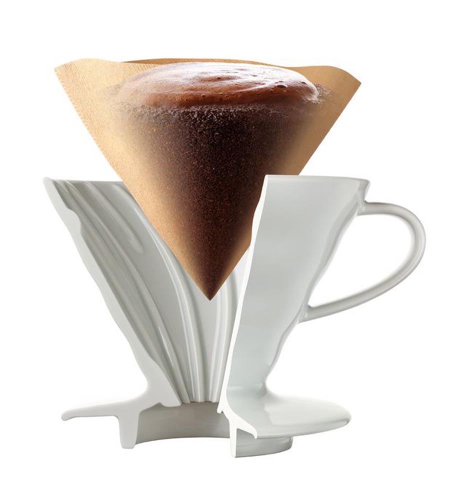 Coffee Dripper V60 02 Ceramic white BESTbrew